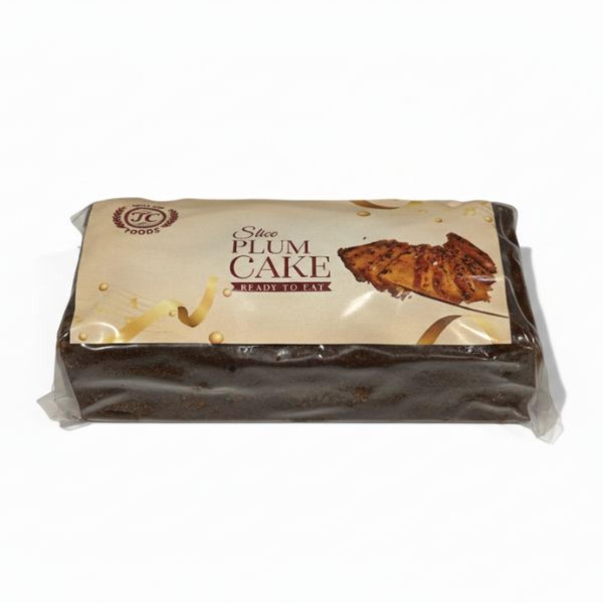 Slice Plum Cake