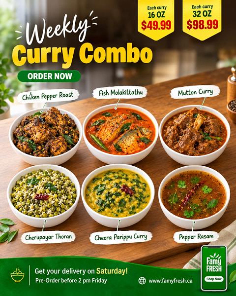 Weekly Curry Combo