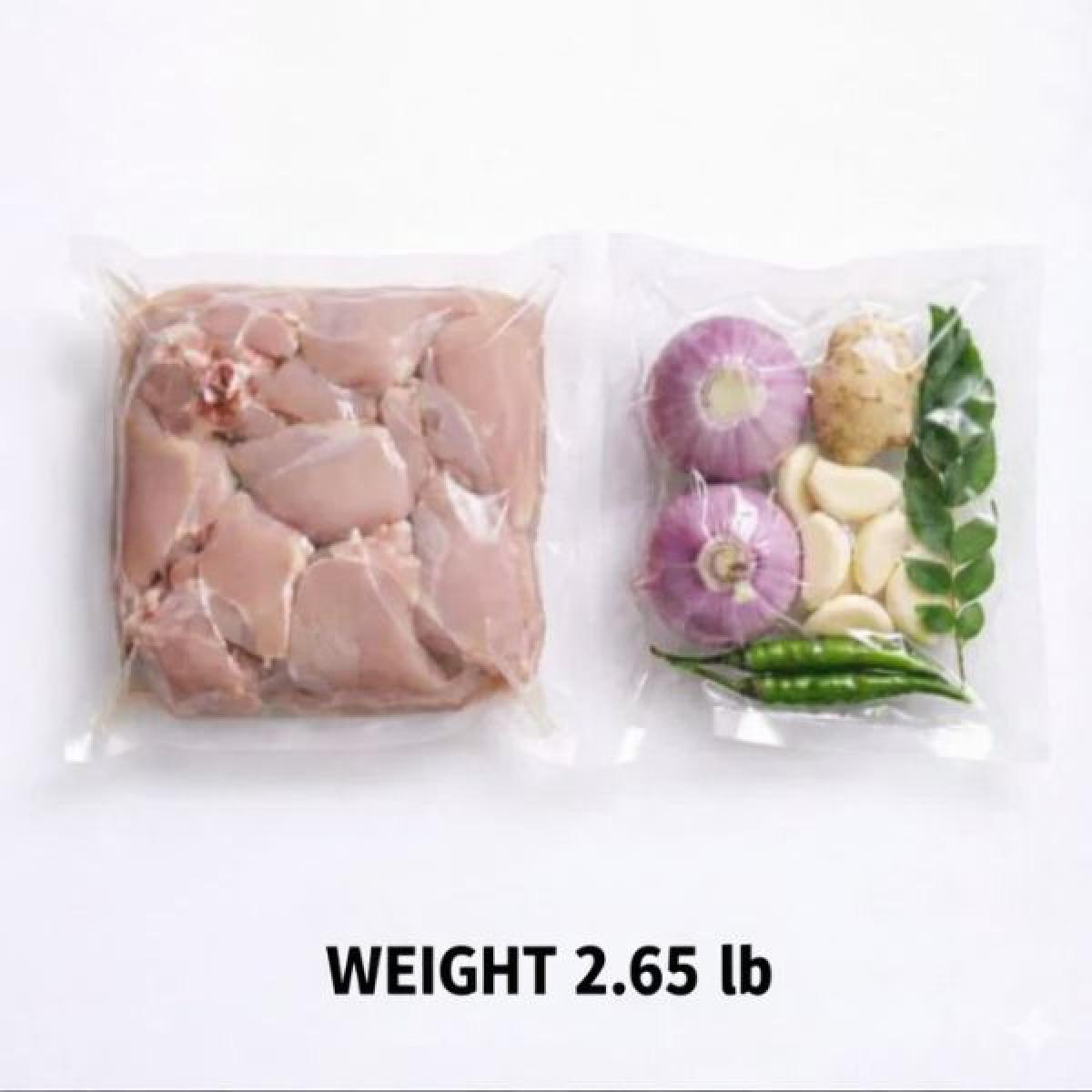 Chicken Curry Cut Ingredients Combo