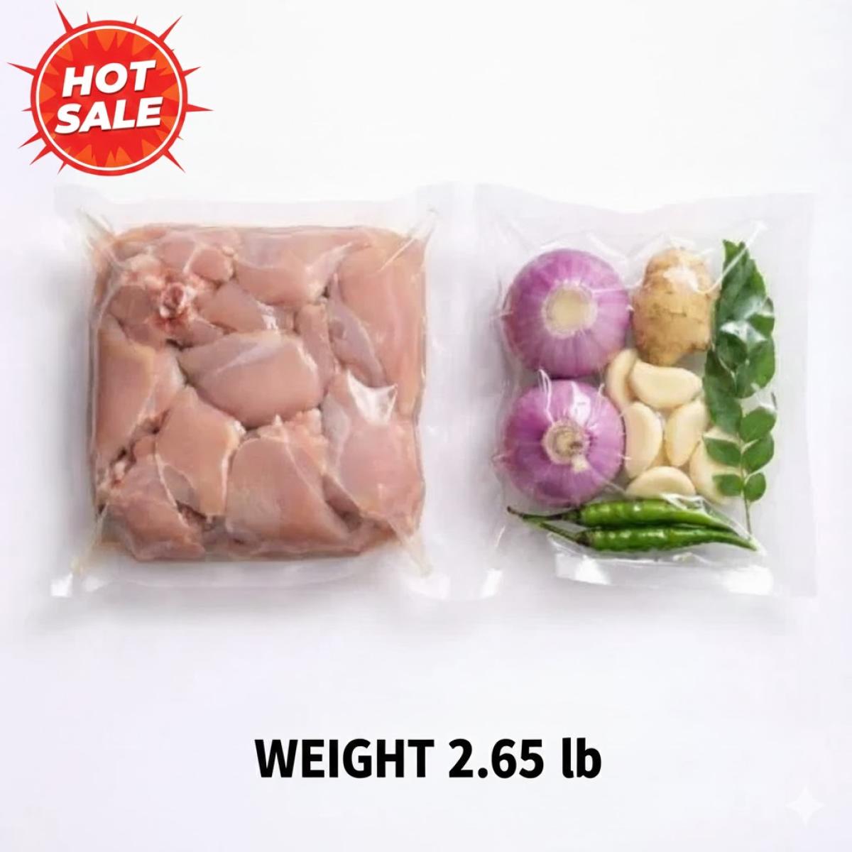 Chicken Curry Cut Ingredients Combo