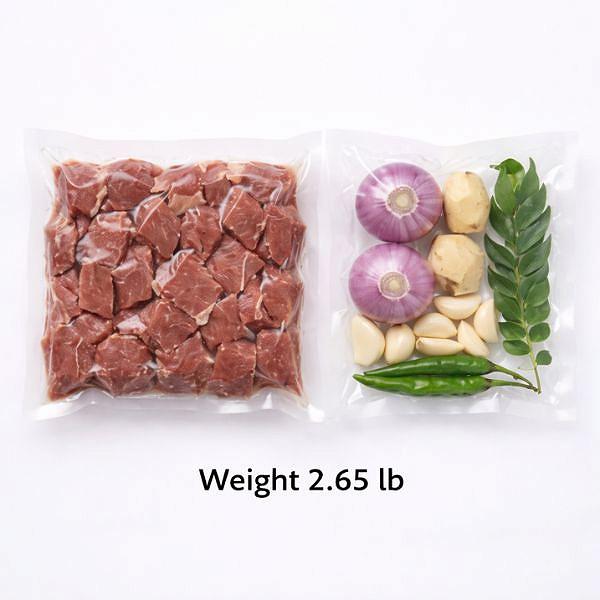 Beef Curry Cut Ingredients Combo